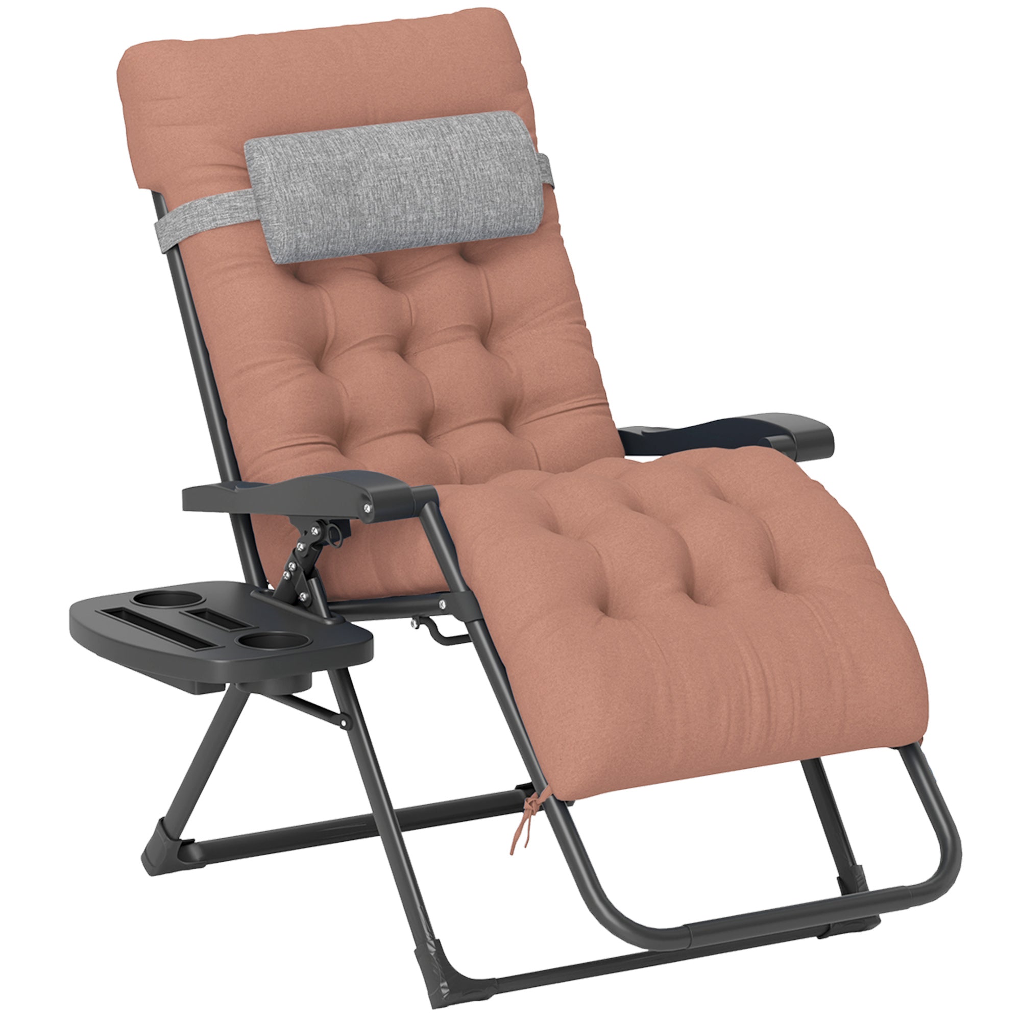 Deck Chairs Outsunny Zero Gravity Lounger Chair Set Of Folding
