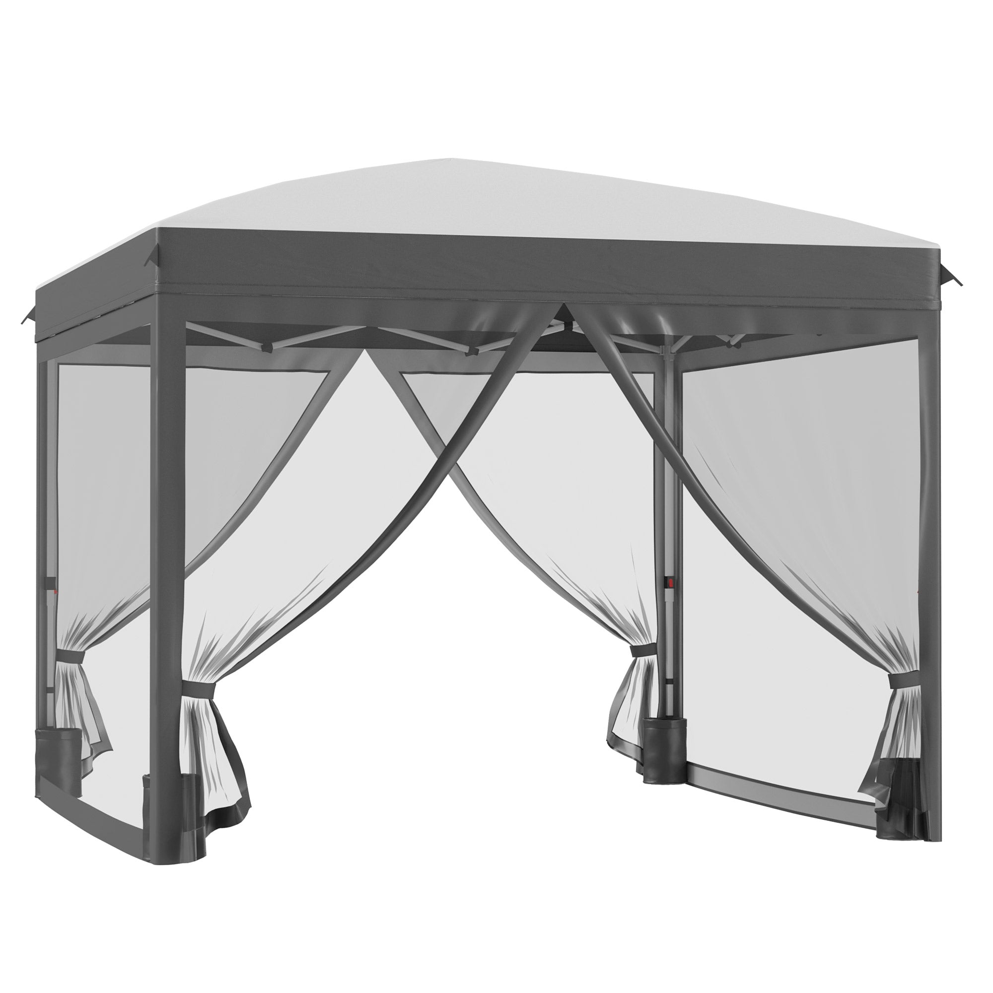 Outsunny 10' x 10' Canopy Tent with Netting, Adjustable
