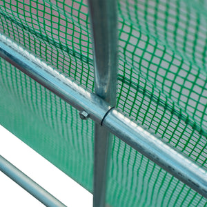 26' x 10' x 6.6' Large Walk in Tunnel Greenhouse Garden Plant Seed Green House Premium Steel Frame, Dark Green