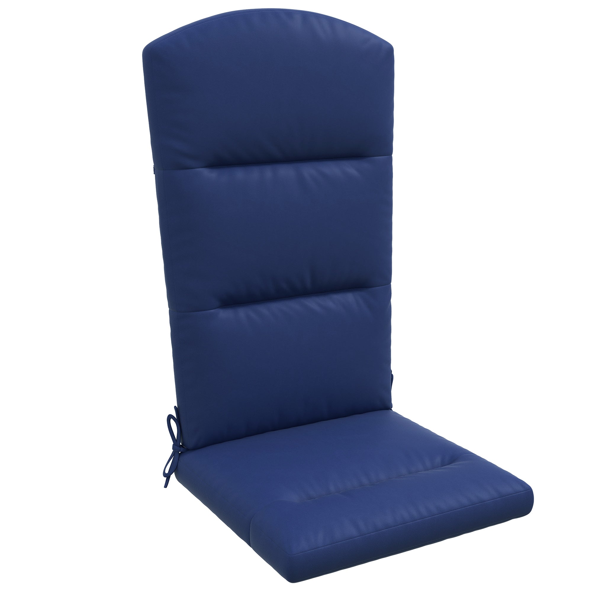 Outsunnny Outdoor Adirondack Chair Muskoka Chair Cushion, Patio