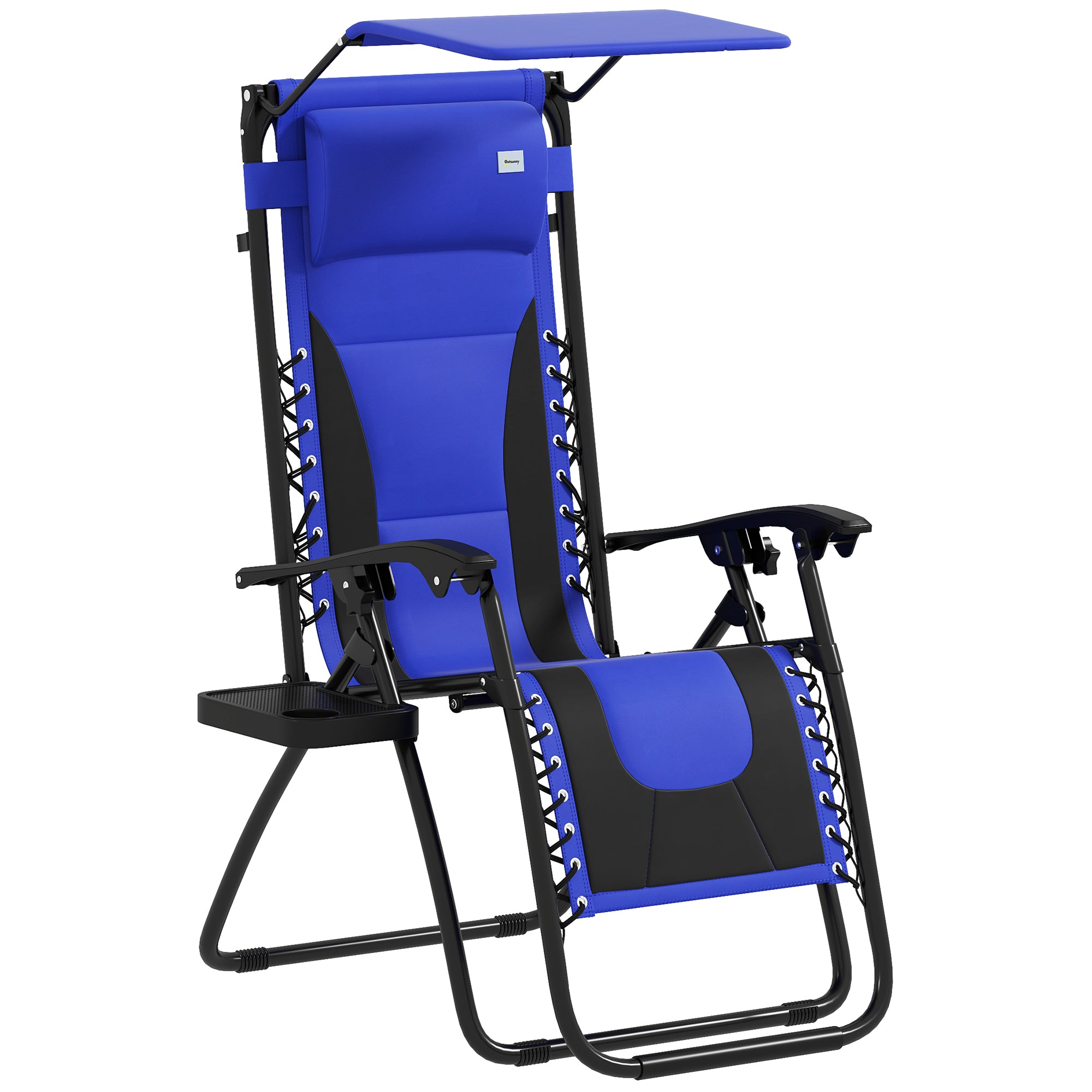 Zero Gravity Lounger Chair, Folding Reclining Patio Chair with