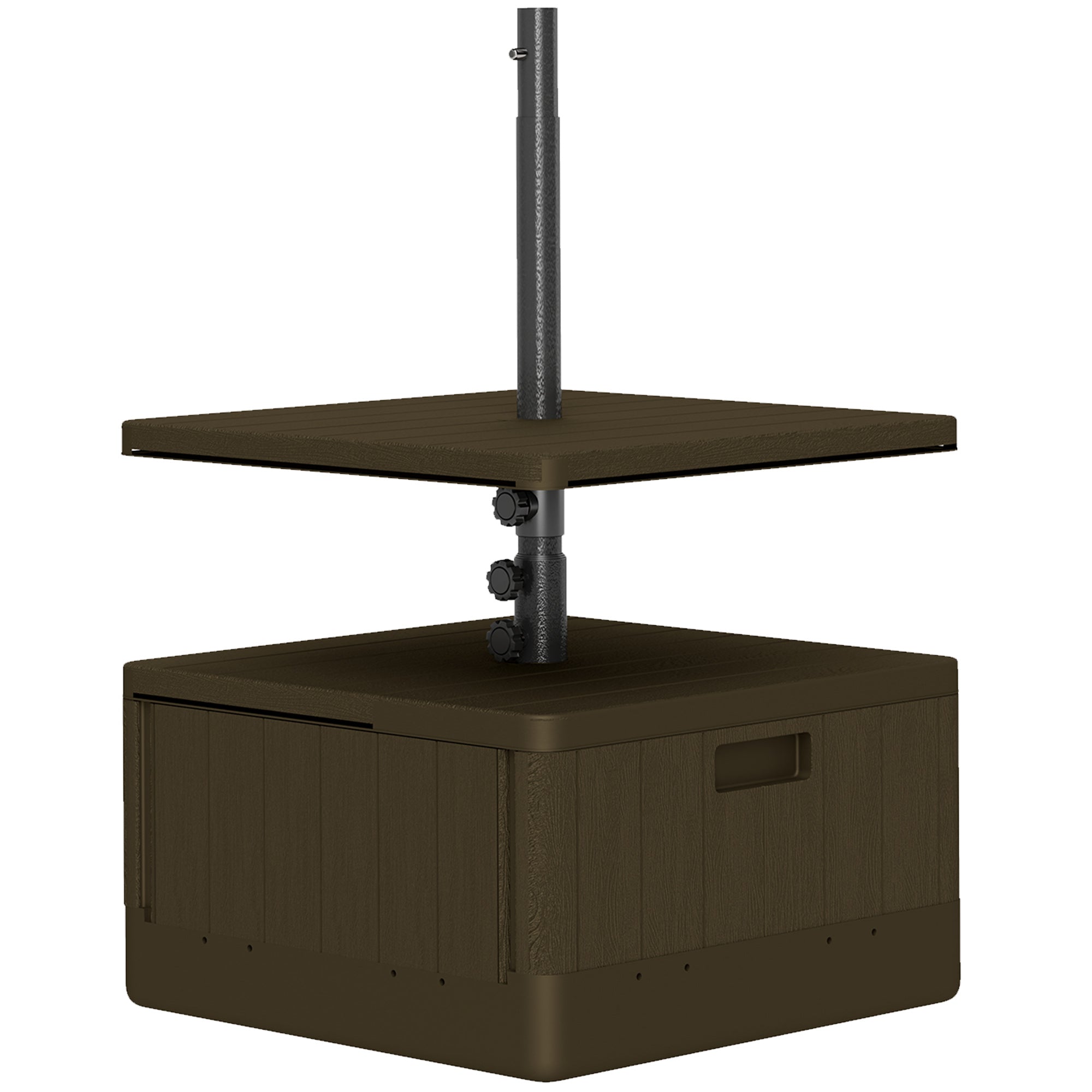heavy duty patio umbrella stand with wheels 50 Lb Base  HDPE construction Patio Umbrella Base Holder, Outdoor