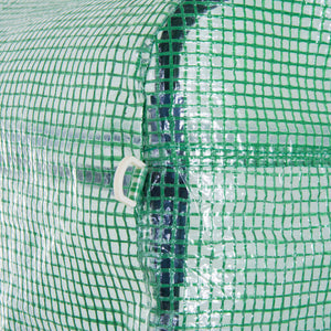 Large Walk-in Greenhouse, 20'x10'x6' Tunnel Greenhouse with Zippered Door and 12 Roll-up Windows, Outdoor Green House for Garden Plant, Green