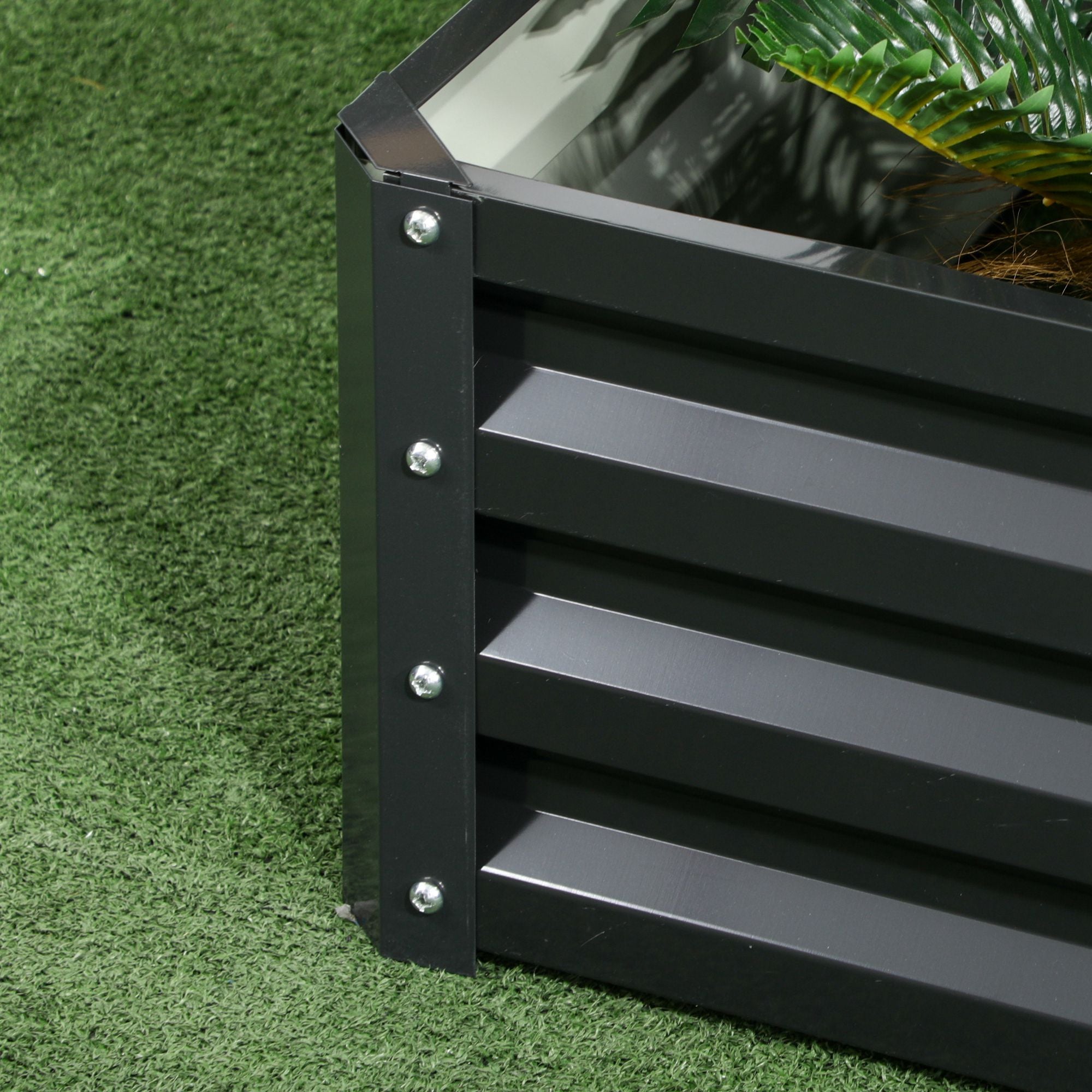 ML-Design Set Van 3 Verhoogde Tuinbedden Van Metaal Voor In De Tuin 90x60x30 Cm 150 L ML-Design Set Van 3 Verhoogde Tuinbedden Van Metaal Voor In De Tuin 90x60x30 Cm 150 L