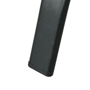 5 Pieces Garden Dining Set, Outdoor Square Dining Table and 4 Cushioned Armchairs, Tempered Glass Top Table w/ Umbrella Hole, Texteline Seats, Beige