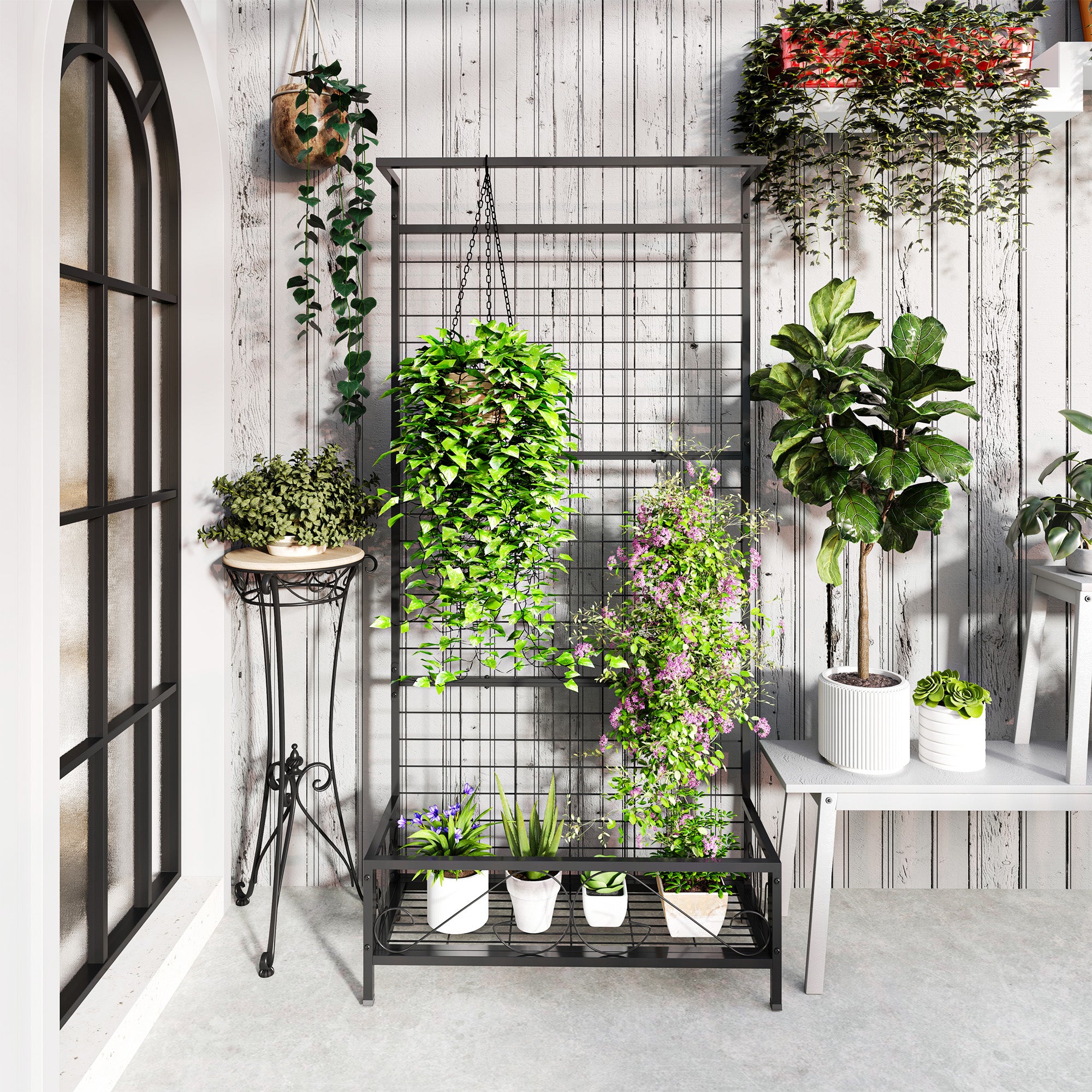 Vertical Garden Living Wall Planter Outdoor Hanging Basket - Foto 4