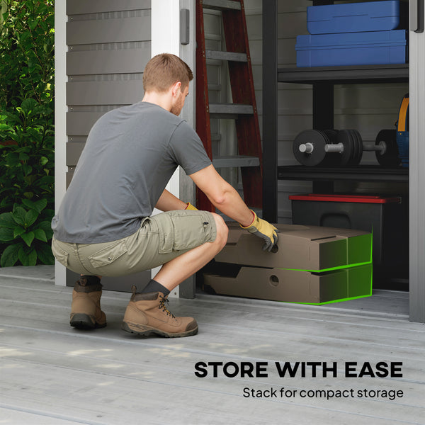 2-Piece Cantilever Offset Patio Umbrella Base Weight Set, 231 lb Heavy Duty Fillable Outdoor Offset Umbrella Weights with Easy-Fill Spouts for Water or Sand for Garden, Backyard, Brown