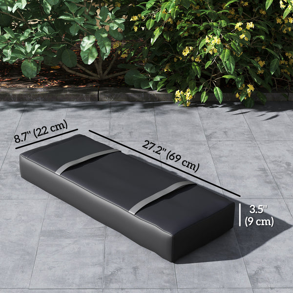 2PCS Patio Umbrella Base Weight Bag, Umbrella Stand Weights with Handles, 33 lbs with Sand Filling, Patio Umbrella Weights for Offset/Cantilever Umbrella Stand Base, Black