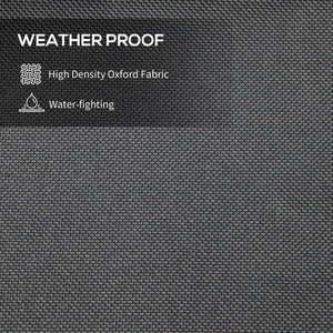 Parasol Cover, Patio Cantilever Cover, Banana Umbrella Protector with Rod, Zipper for Outdoor Garden, Patio, Dark Grey