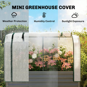 Galvanised Raised Garden Bed with Greenhouse Cover, Metal Elevated Garden Bed with Legs, Bed Liner and Bottom Shelf, Outdoor Raised Planter Box for Vegetables, Herbs, Flowers, Dark Gray