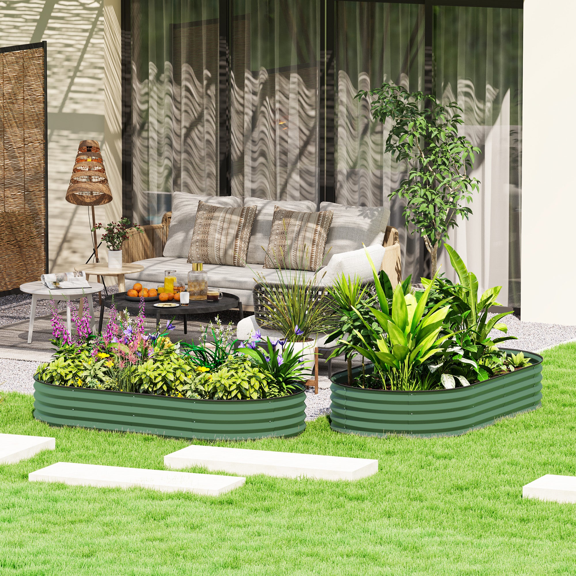 Planter Box Storage Seat Bunnings Set Of Raised Beds For Garden