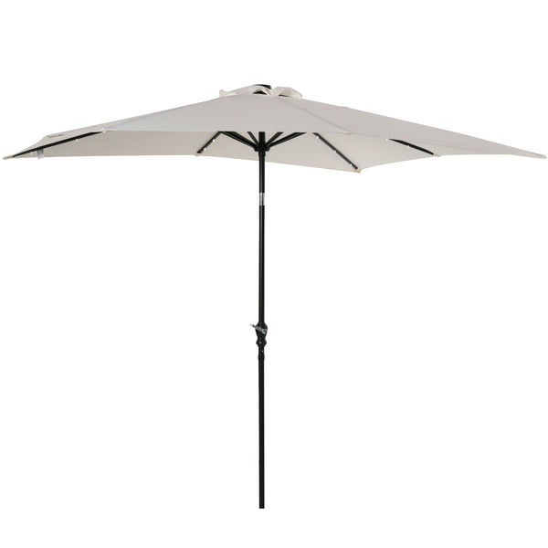 led light bulbs be replaced on a outsunny patio umbrella Outsunny Solar Patio Umbrella with LED Lights & Tilt