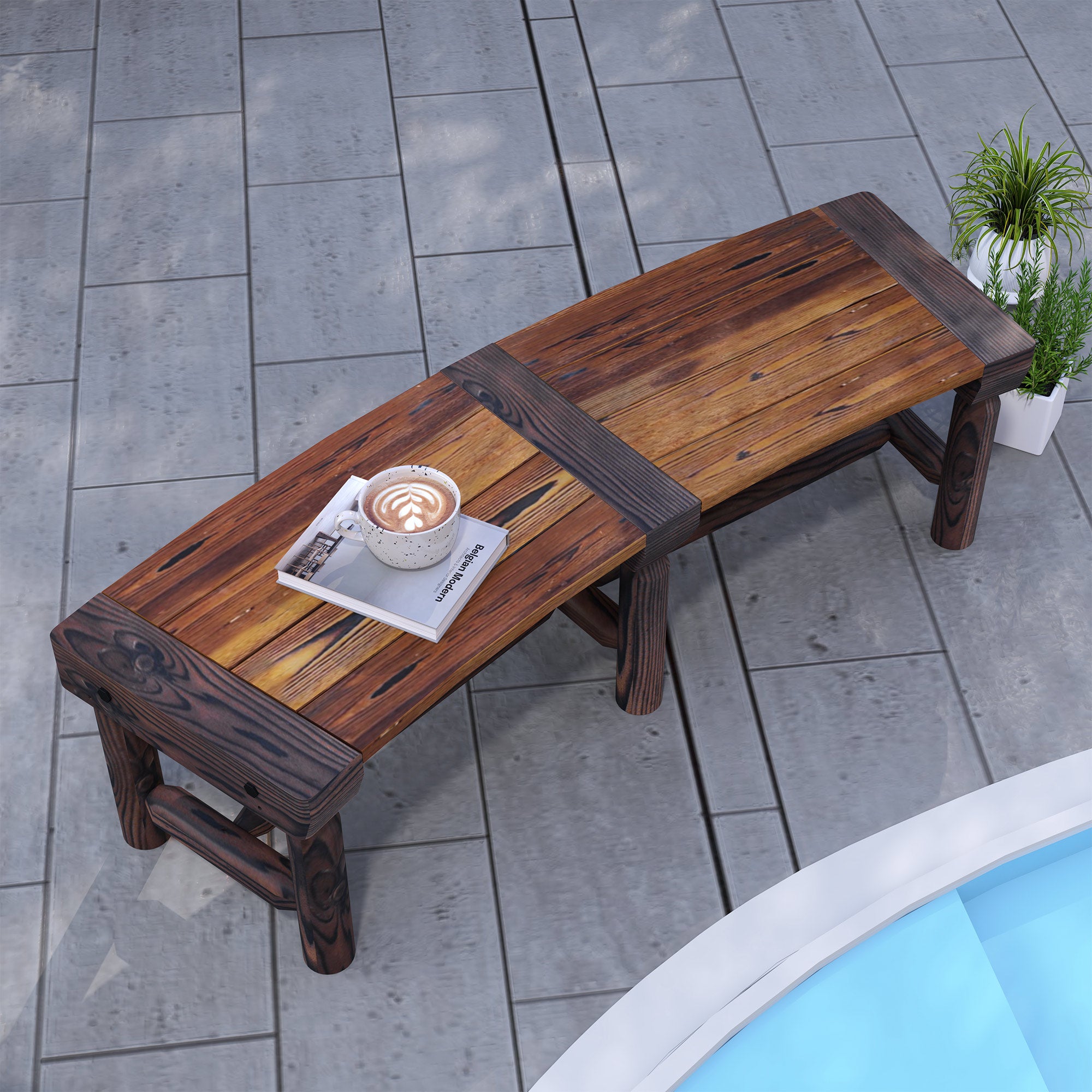 Outsunny Bench - Thumbnail 3