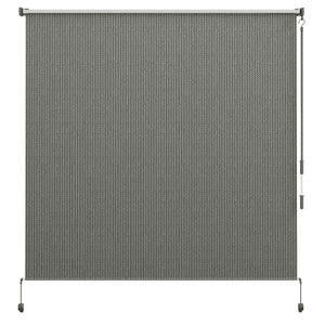 6'W x 6'H Roller Shades, Outdoor Blinds Cordless Roll Up Shade for Porch Balcony Gazebo, Dark Grey