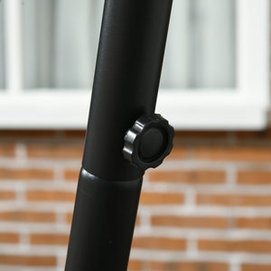 Patio Hammock Chair with Stand, Outdoor Hammock Swing Hanging Lounge Chair with Side Pocket and Headrest, Dark Grey