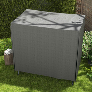 3 Seater 600D Oxford Patio Swing Chair Cover Outdoor Garden Furniture Rain Protection Protector Waterproof Anti-UV, 177 x 114 x 152cm, Dark Grey