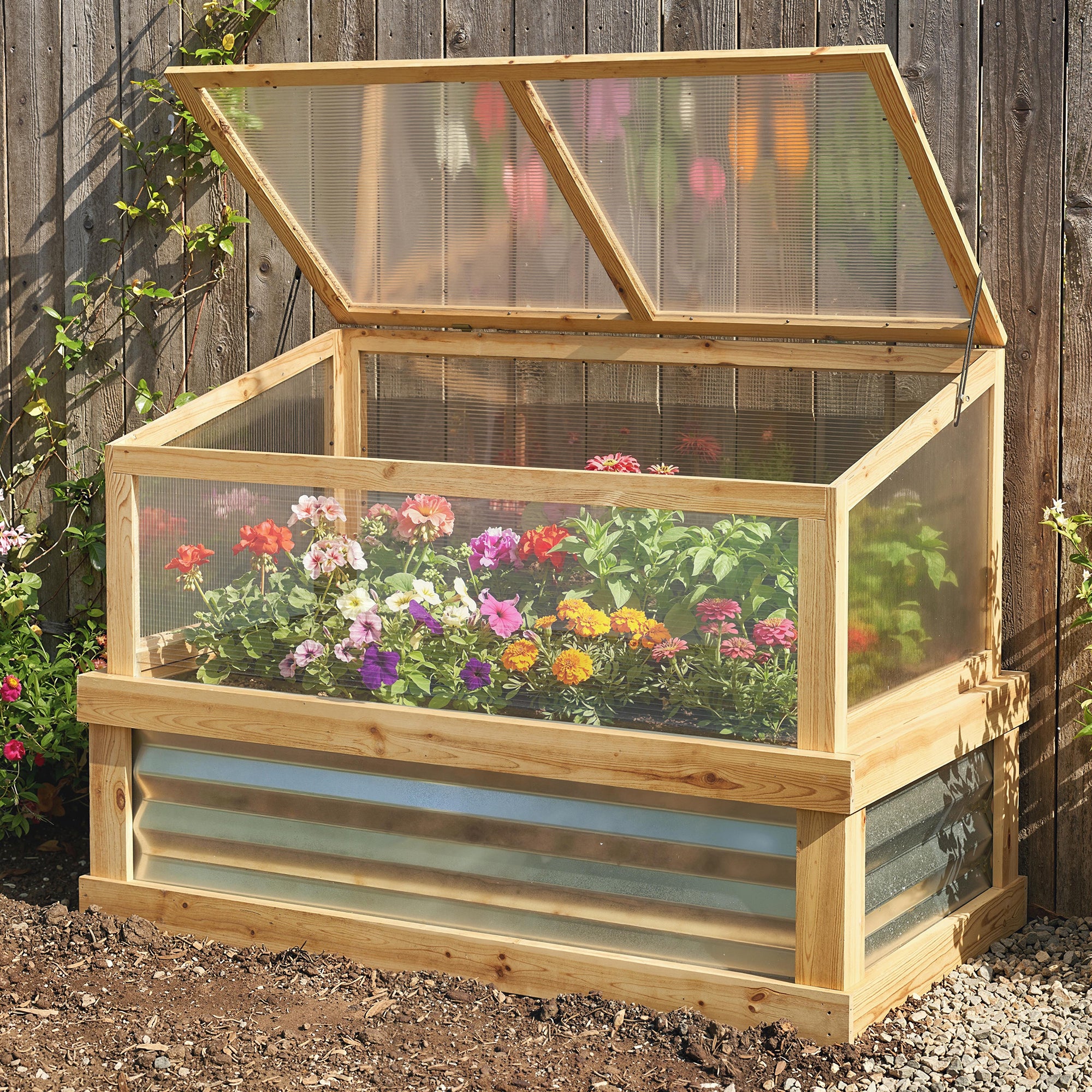 NookGrow Raised Garden Bed with Roof | Outsunny