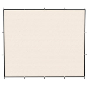 Sun Shade Sail, 3 x 3.6 m Rectangle Sunscreen Awning Canopy with Stainless Steel Eyelets and Bungee Cords, UV Protection Shade Sail  for Outdoors, Garden, Patio, Beige