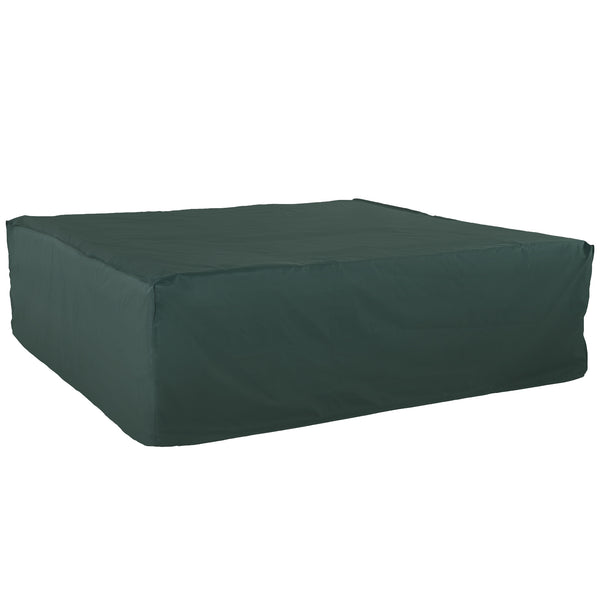 7.5 x 7.5FT Large Patio Garden Furniture Set Cover 600D Oxford Square Waterproof, Green