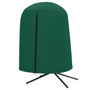 Hanging Egg Chair Cover, Outdoor Single Swing Chair Cover, Waterproof Anti-dust Furniture Protector with Zipper, 420D Oxford Fabric for Φ128 x 190H cm Stand, Green