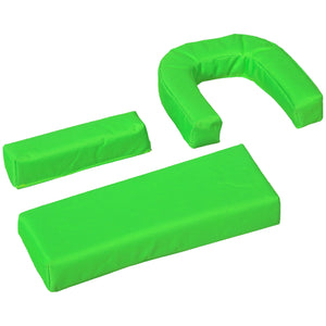 2PCS Adjustable Outdoor Lounge Chair, Garden Folding Chaise Lounge with Face Hole Reclining Tanning Chair Seat, Folding Camping Beach Lounging Bed w/ Head Support, Green