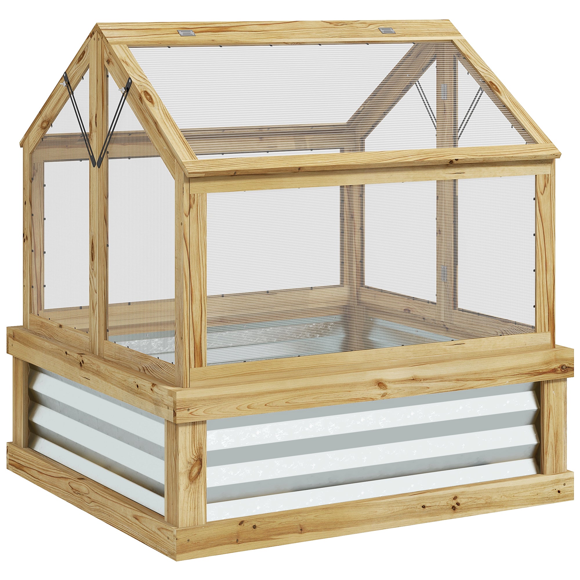 NookGrow Raised Garden Bed with Planter Protection & Cold Frame