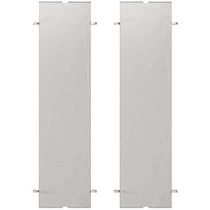 2 Pcs 16 x 4ft Pergola Canopy Replacement, UV Protection Pergola Shade Cover, Easy to Install, for 10 x 10ft Pergola, Light Grey