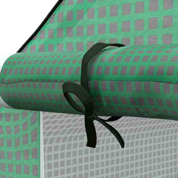 Walk-in Greenhouse Replacement Cover for Model 01-0472 with Roll-up Door and Mesh Windows, 55"x56.25"x74.75" Reinforced Anti-Tear PE Hot House Cover (Frame Not Included), Green