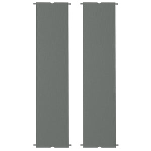 Outsunny 2 PCS 4 x 16ft Pergola Canopy Replacement, UV Protection Pergola Shade Cover, Easy to Install for 10 x 10ft Pergola, Dark Gray