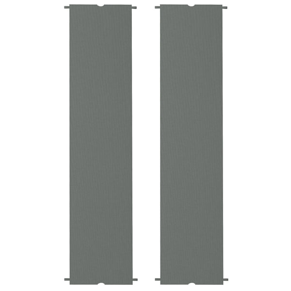 Outsunny 2 PCS 4 x 16ft Pergola Canopy Replacement, UV Protection Pergola Shade Cover, Easy to Install for 10 x 10ft Pergola, Dark Gray