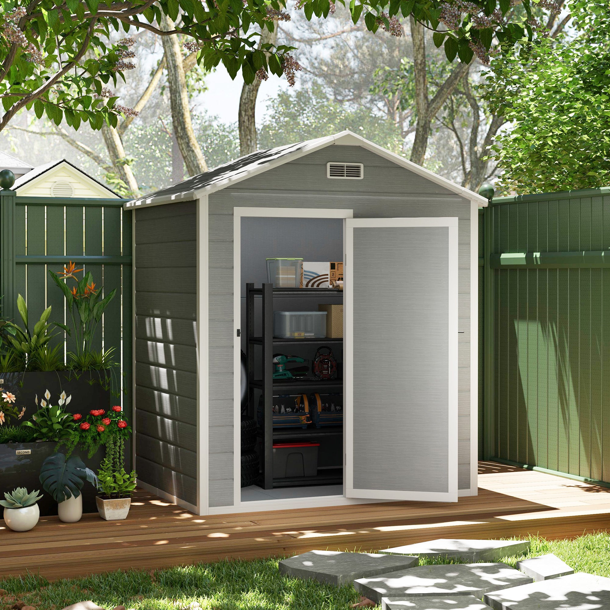 Plastic Shed With Floor Plastic Shed With Floor