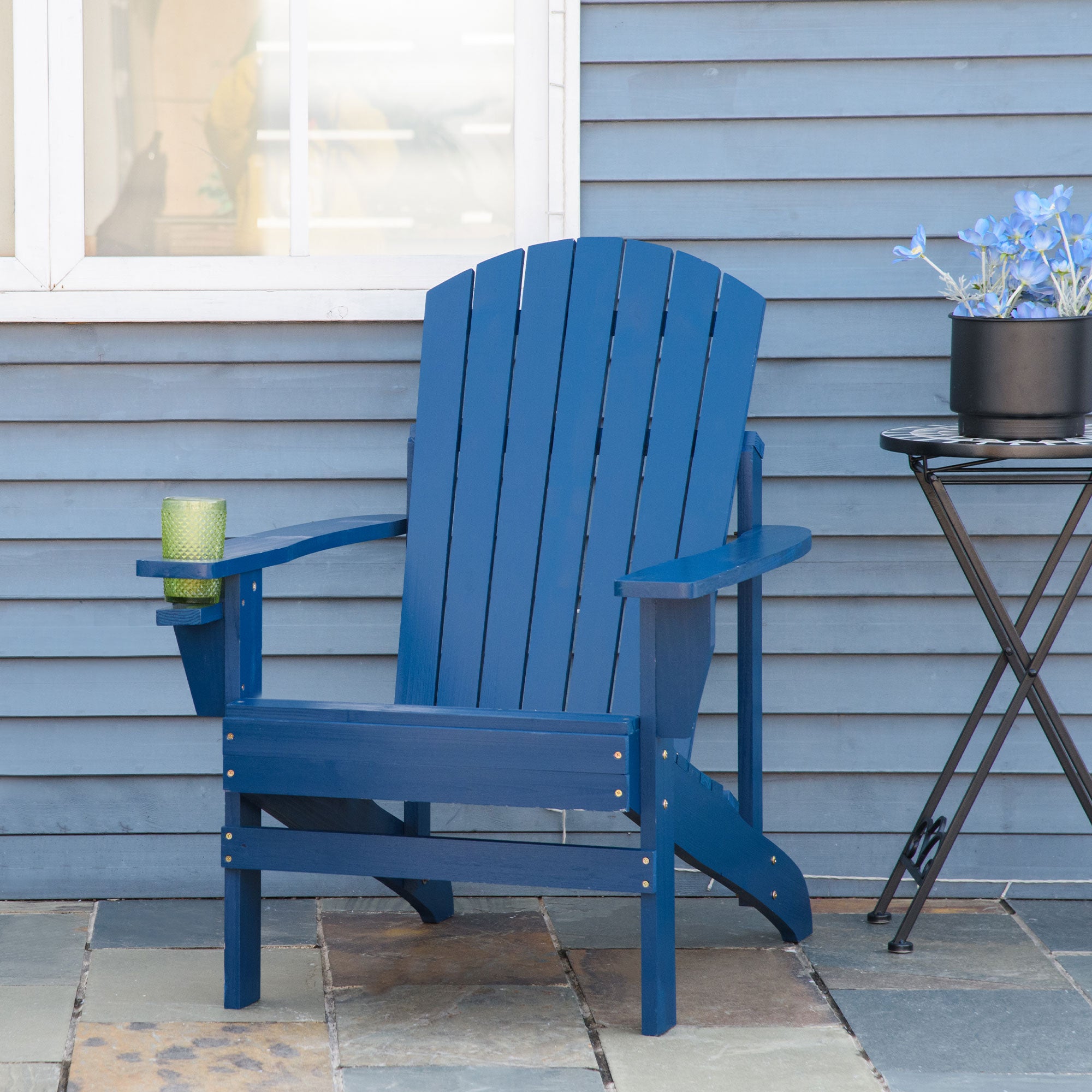 Outsunny Classic Adirondack Muskoka Chairs, Garden Deck Chair with