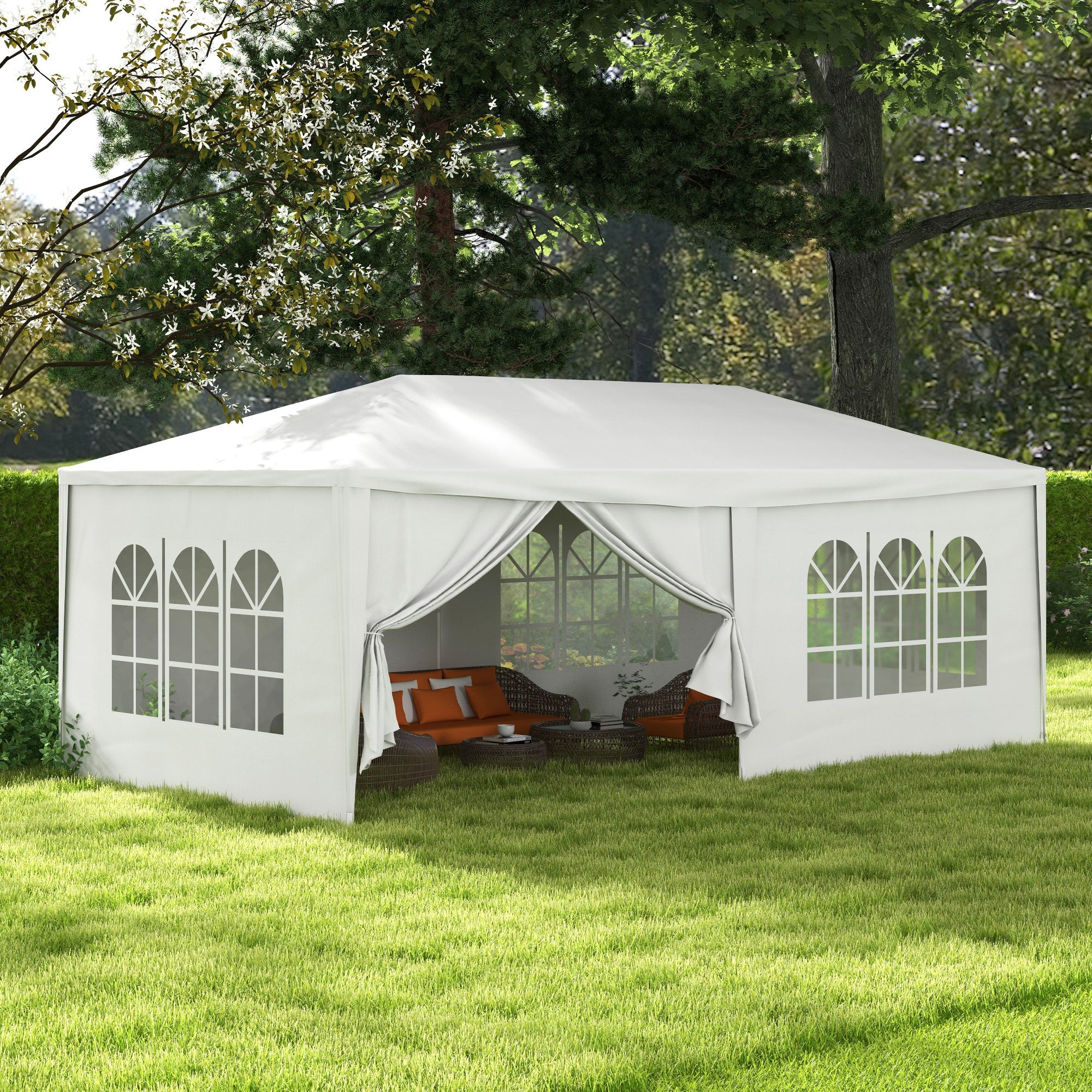 x 3(m) Gazebo Canopy Party Tent with Removable Side Walls for