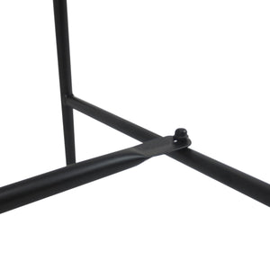 Garden Bench, 2 Seater Outdoor Patio Bench, Metal Garden Loveseat with Slatted Seat, 200 KG Capacity for Park Balcony Porch, 107 x 55.5 x 92 cm, Black