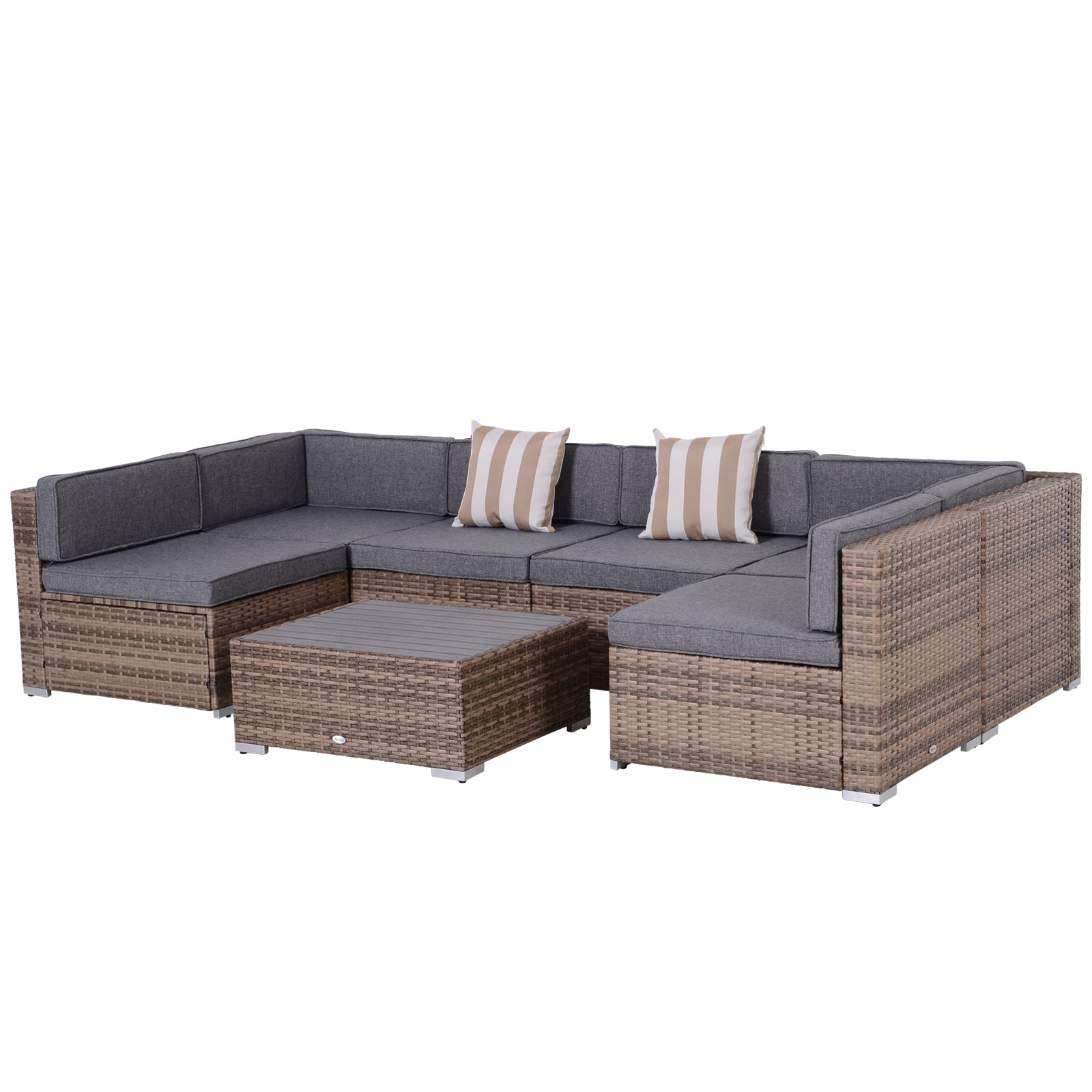 Outsunny Rattan Conversation Set