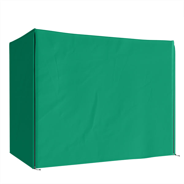 3 Seater Garden Swing Cover, Waterproof Swing Chair Cover, Windproof and Anti-UV 420D Outdoor Swing Bench Cover with Zip, 220 x 125 x 172cm, Green