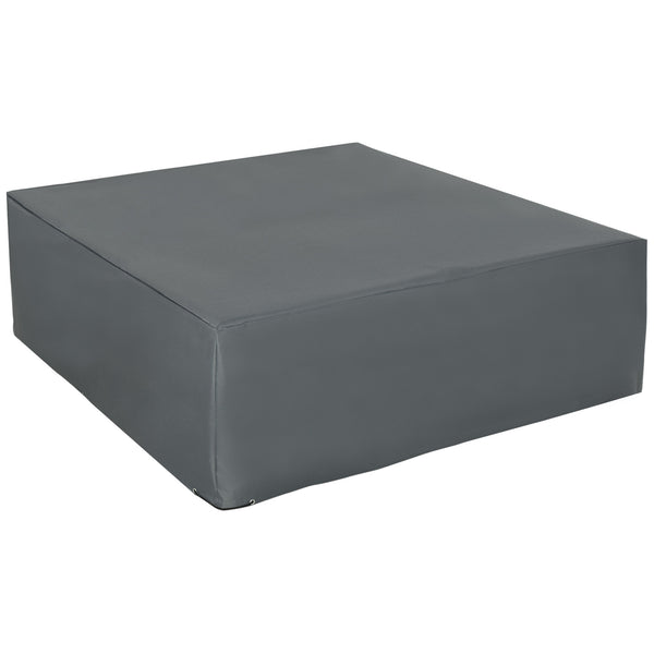 Patio Furniture Covers Waterproof, 600D Heavy Duty Oxford Outdoor Patio Cover, UV-Resistant Outdoor Lounge Chair Cover, 80.7" x 75.6" x 24", Grey
