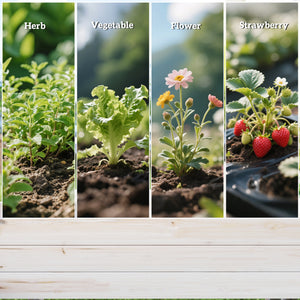 2 Tiers Raised Garden Bed, Wooden Elevated Planter Box with Legs Gardening Planting Bed with 2 Compartments for Flower Vegetable Herb Grow, Natural