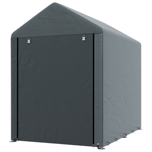 4 x 6ft Portable Shed, Outdoor Storage Shed Tent with Galvanised Steel Frame and Roll-up Door for Motorcycle, Bike, Garden Tools