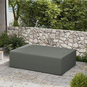 Patio Furniture Covers, Waterproof, Windproof and Anti-UV 300D Oxford Fabric Large Outdoor Furniture Cover for Outdoor Sectional Sofa Set, 97" x 65" x 26", Dark Grey