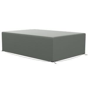 Patio Furniture Covers, Waterproof, Windproof and Anti-UV 300D Oxford Fabric Large Outdoor Furniture Cover for Outdoor Sectional Sofa Set, 97" x 65" x 26", Dark Grey