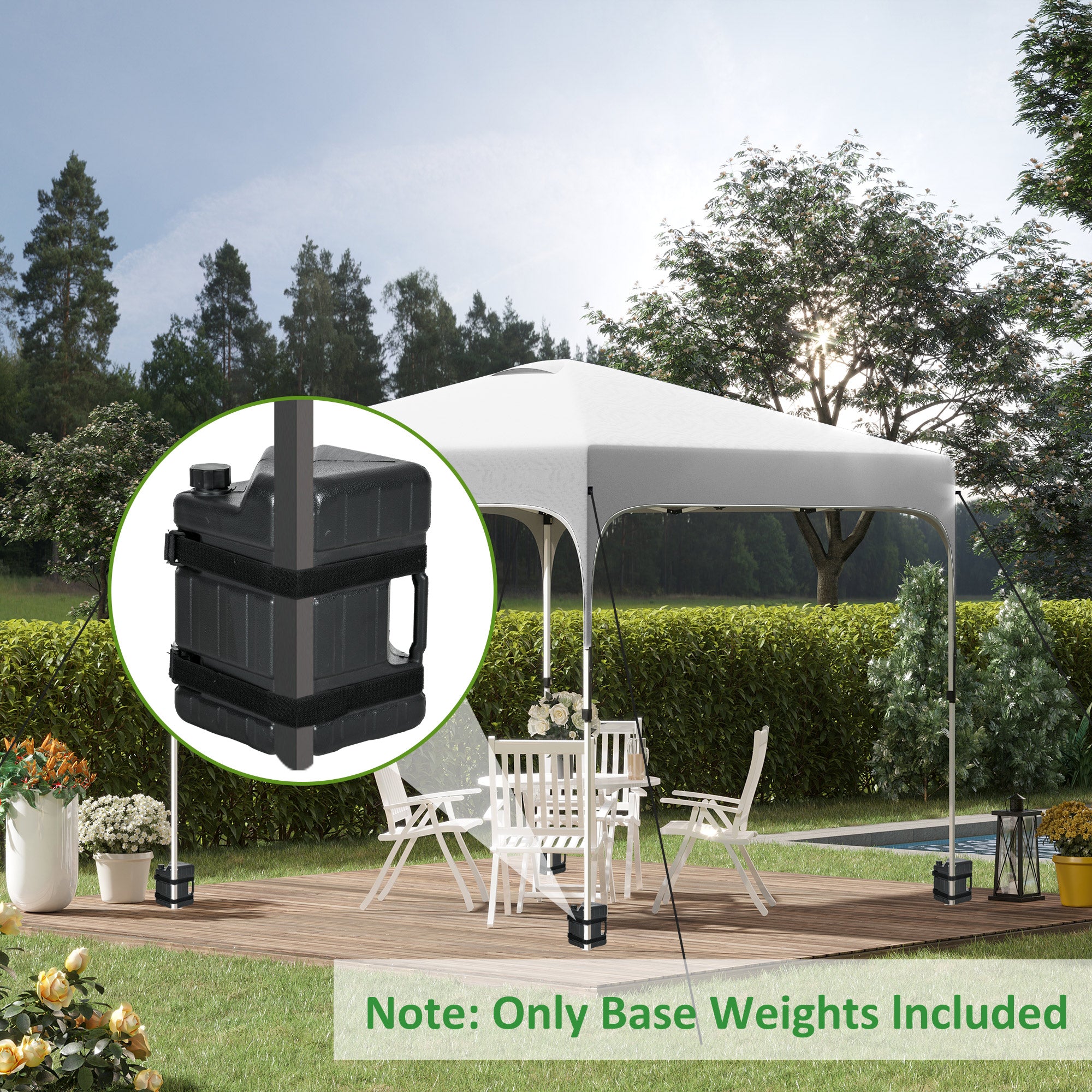 weights for a tent Outsunny Heavy-Duty Canopy Weights: Secure Your Tent with Ease