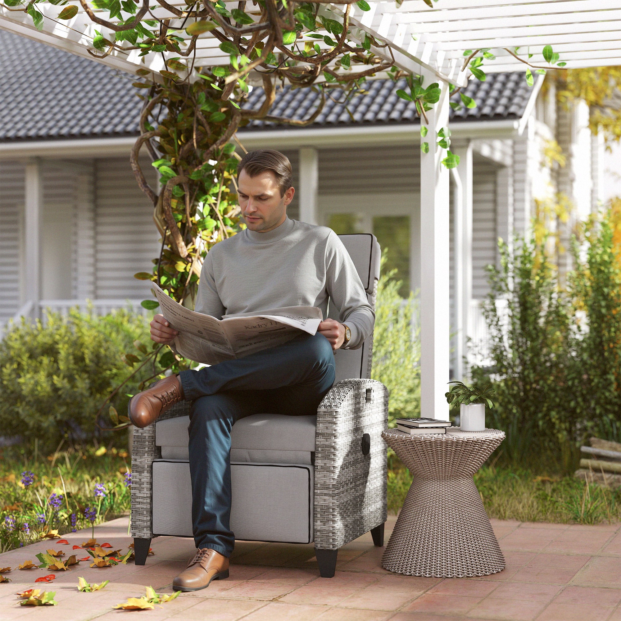 backyard recliner chair