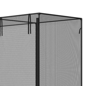 6' x 3' x 5' Crop Cage, Plant Protection Tent with Zippered Doors for Vegetable Garden, Backyard, Black