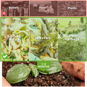 34.5 Gallon Dual Chamber Compost Bin, Rotating Composter, Compost Tumbler with 24 Ventilation Openings and Steel Legs, Orange