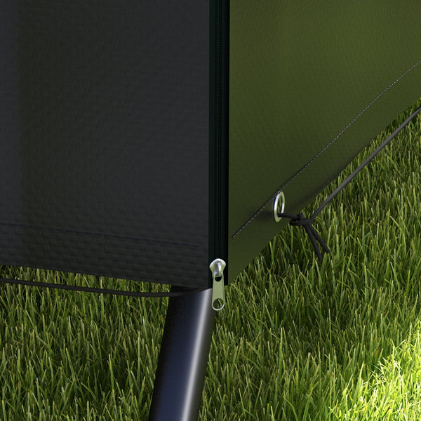 3-Seater Patio Swing Cover, Outdoor Garden Furniture Protection, Hammock Glider Cover, Waterproof Dustproof Windproof, 85" x 61" x 59", Black