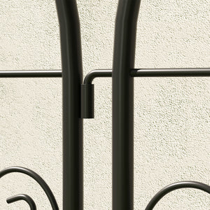 Set of 2 Metal Garden Trellis, Decorative Trellis Panels for Climbing Outdoor Plants, Vegetables, Vines, Flowers, 180 x 50 cm, Bird Design