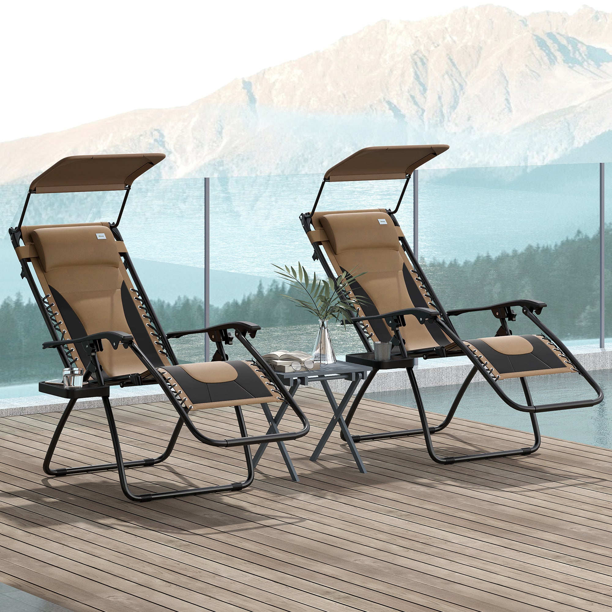 Patio Chairs Gravity Chairs With Canopy Zero Gravity Lounger Chair