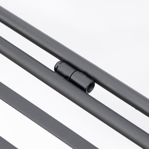 Folding Potting Bench Table, Metal Garden Workstation, Work Bench with Large Built-in Bag with Cover, 5 Hanging Hooks & Storage Shelf, Leaf Pattern