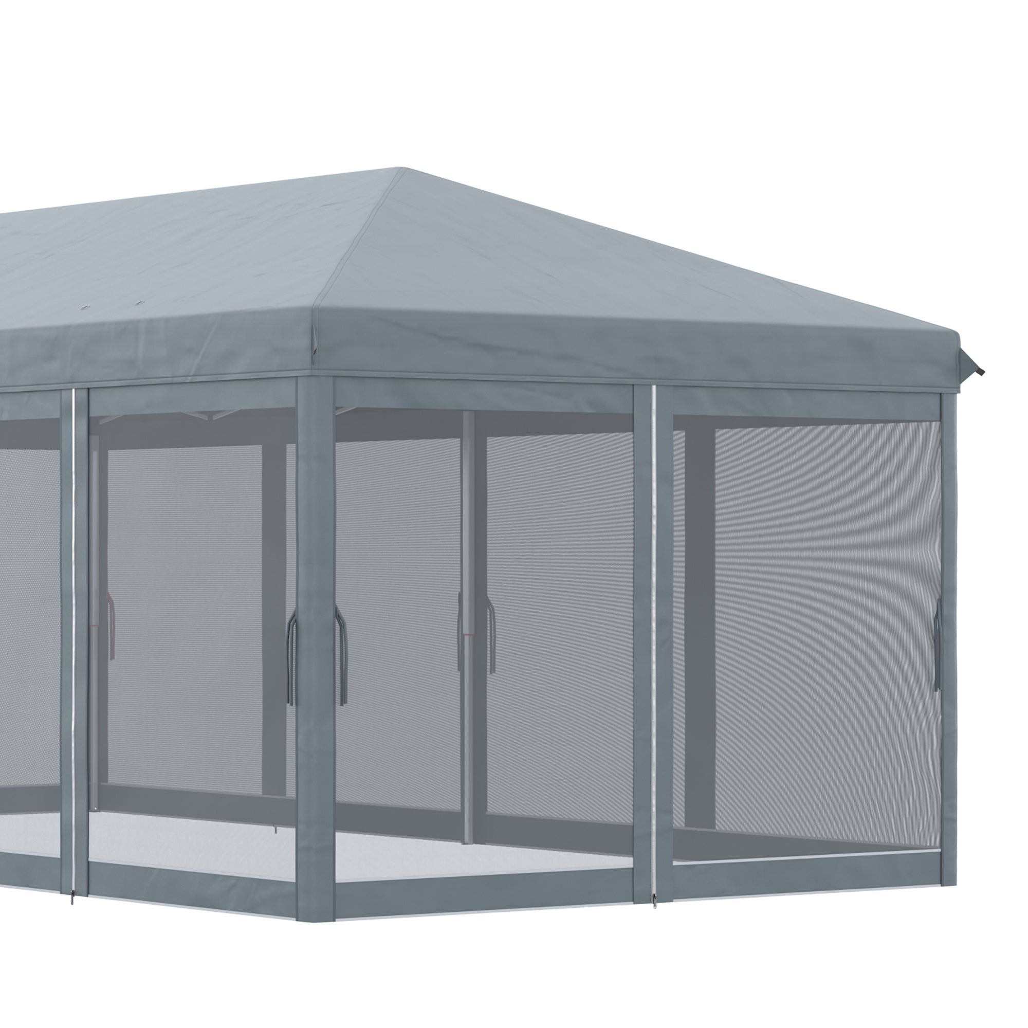 amazon canopy tent 10' x 20' Pop Up Canopy Tent, Netting, Heavy Duty, Instant Sun Shelter, Large, Gray